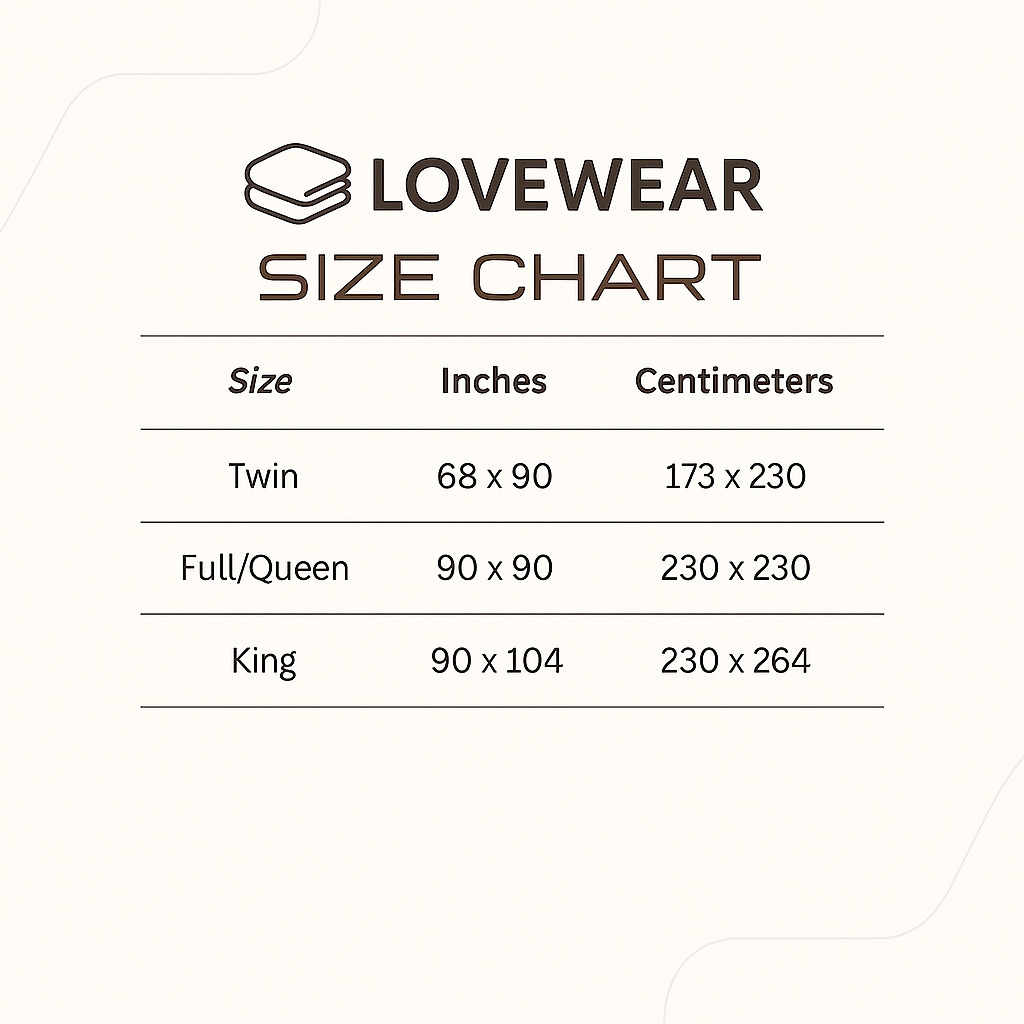 Lovewear® Luxury Comforter Set