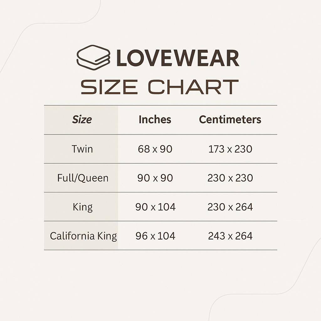 Lovewear® Luxury Comforter Set