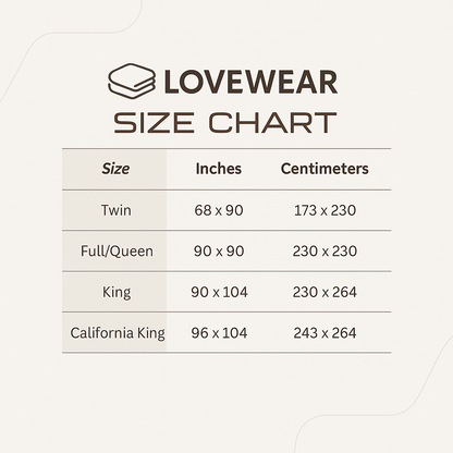 Lovewear® Luxury Comforter Set