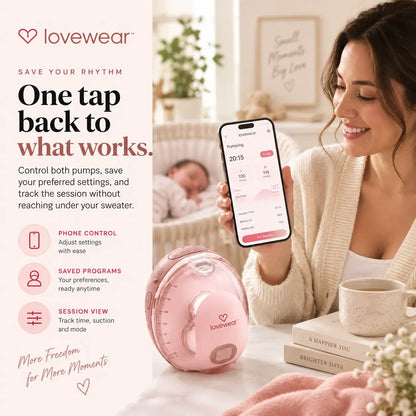 Heated Wearable Breast Pump