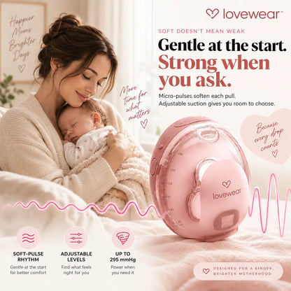 Heated Wearable Breast Pump